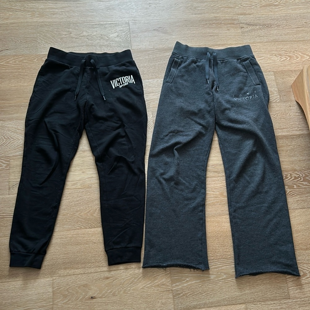 2 pairs Victoria’s Secret sweat pants
